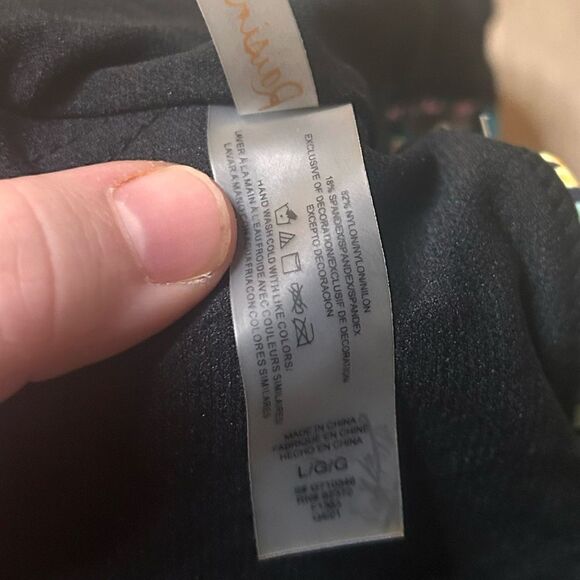 Raisins Blue Floral Ruffle Porta Del Sol Margarita Bikini Top Size Large - Picture 6 of 8